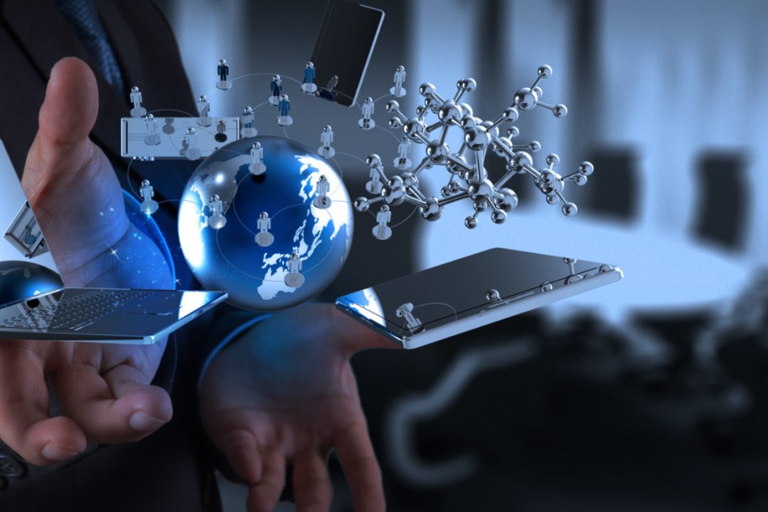 IT infrastructure setup with cloud and servers